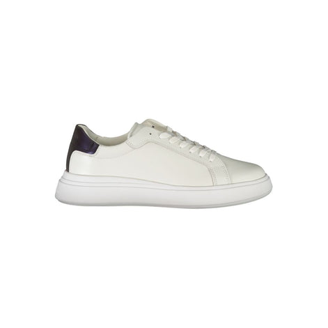 Calvin Klein White Polyester Athletic Sneakers Calvin Klein