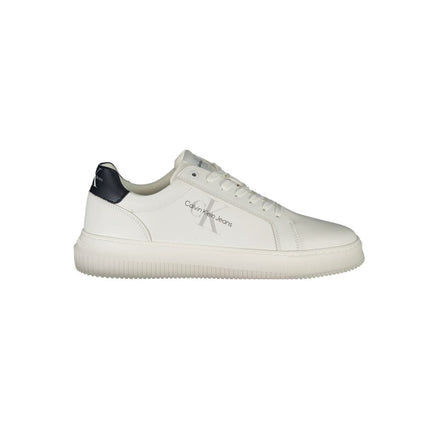 Calvin Klein White Leather Men Sneaker Calvin Klein