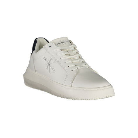 Calvin Klein White Leather Men Sneaker Calvin Klein