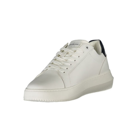 Calvin Klein White Leather Men Sneaker Calvin Klein