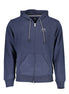 La Martina Blue Cotton Men's Hooded Sweater La Martina