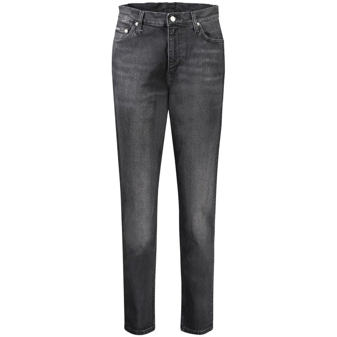 Calvin Klein Nero Cotton Women's Jean Calvin Klein