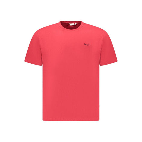 Pepe Jeans Red Cotton Men T-Shirt Pepe Jeans