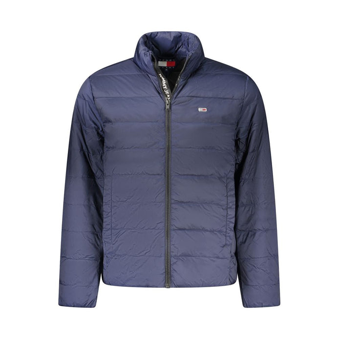 Tommy Hilfiger Blue Polyamide Men Jacket Tommy Hilfiger