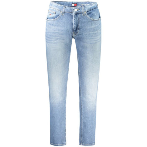 Tommy Hilfiger Blue Cotton Men Jeans Tommy Hilfiger