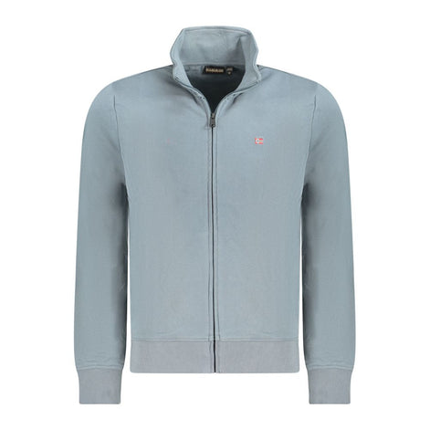 Napapijri Grigio Cotton Men Sweatshirt Napapijri