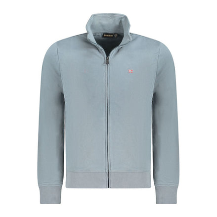 Napapijri Grigio Cotton Men Sweatshirt Napapijri