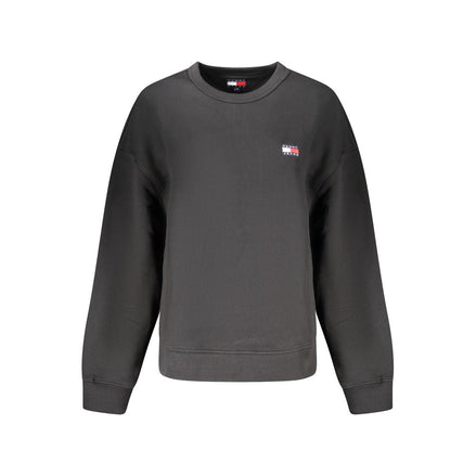 Tommy Hilfiger Black Cotton Women Sweater Tommy Hilfiger