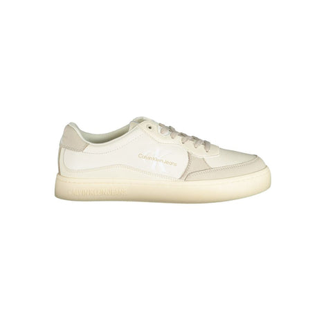 Calvin Klein Bianco Polyurethane Men Sneaker Calvin Klein