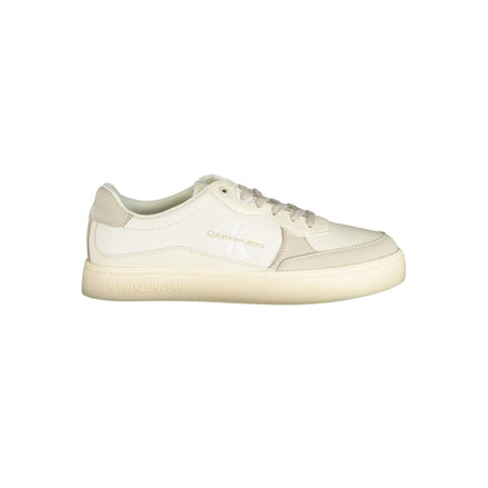 Calvin Klein Bianco Polyurethane Men Sneaker Calvin Klein