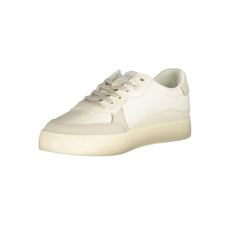 Calvin Klein Bianco Polyurethane Men Sneaker Calvin Klein
