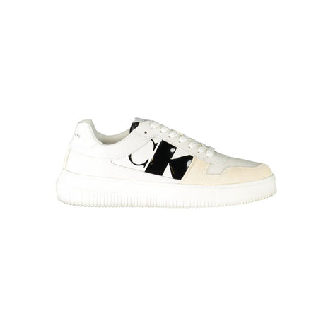 Calvin Klein White Polyester Athletic Sneakers Calvin Klein