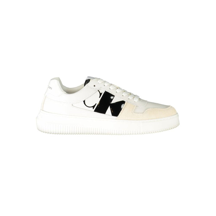 Calvin Klein White Polyester Athletic Sneakers Calvin Klein