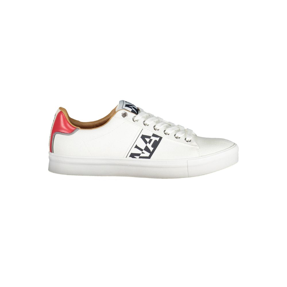 Napapijri White Polyester Men Sneaker Napapijri
