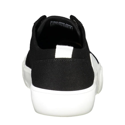 Calvin Klein Black Recycled Material Men Sneaker Calvin Klein