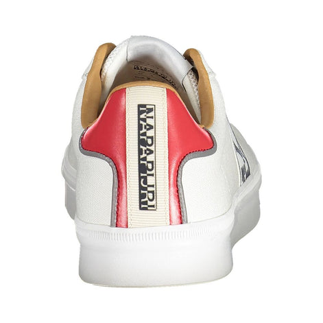 Napapijri White Polyester Men Sneaker Napapijri