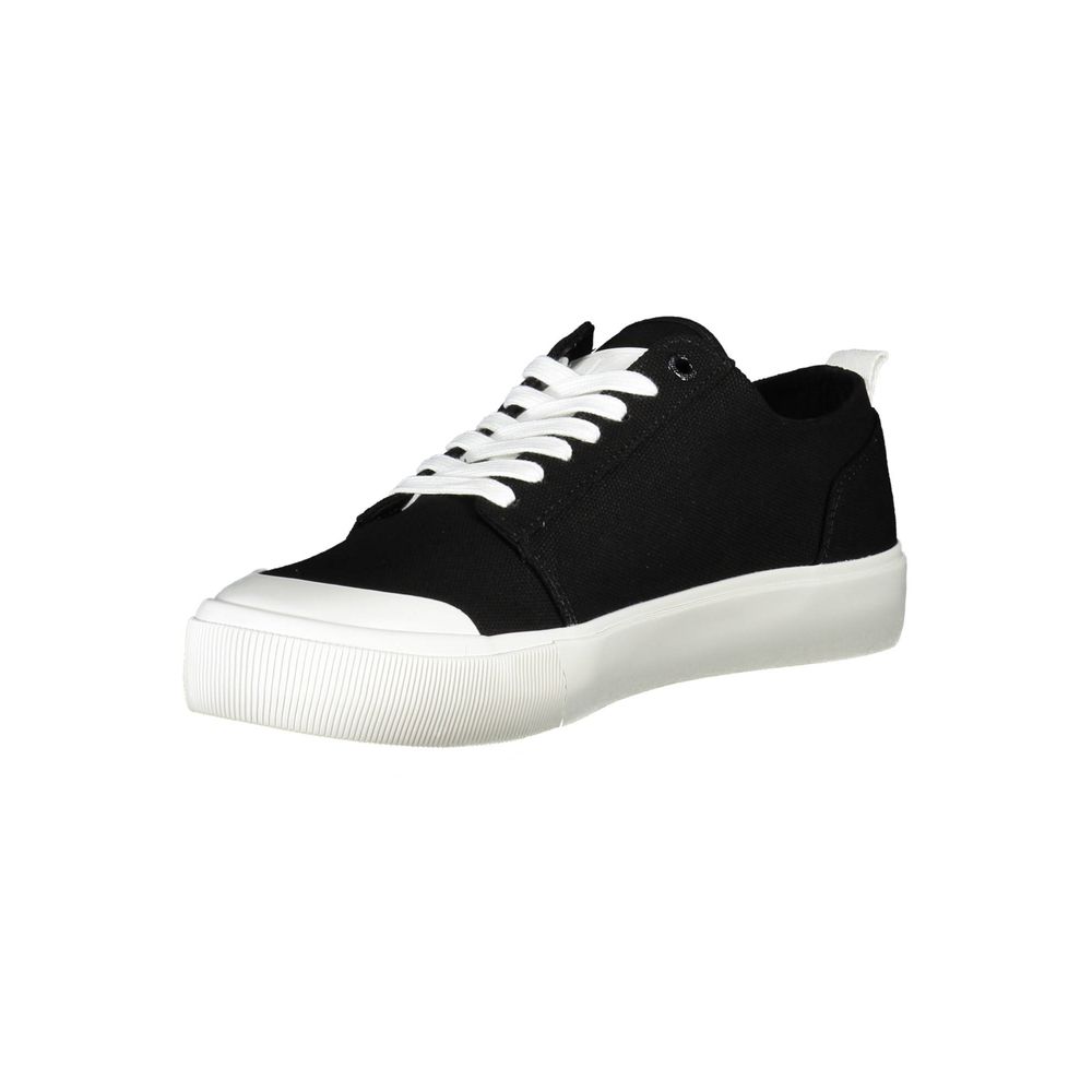 Calvin Klein Black Recycled Material Men Sneaker Calvin Klein