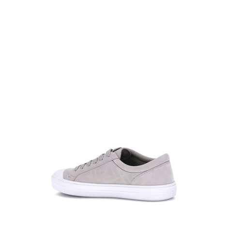 Fendi Beige Rubber Low Top Sneakers Fendi