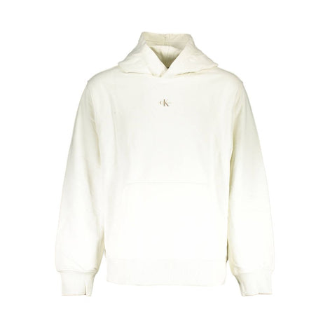 Calvin Klein White Cotton Men's Sweatshirt Calvin Klein