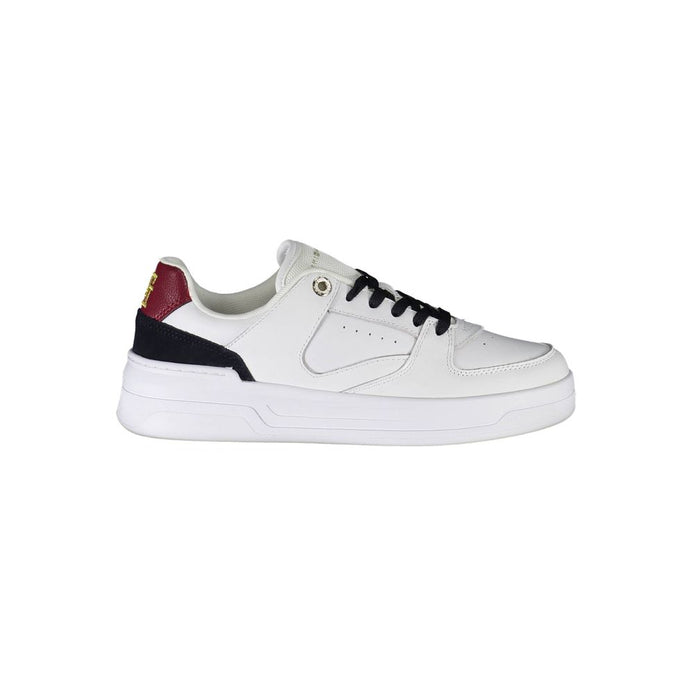 Tommy Hilfiger White Leather Women Sneaker Tommy Hilfiger