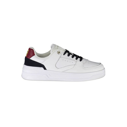 Tommy Hilfiger White Leather Women Sneaker Tommy Hilfiger