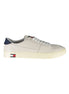 Tommy Hilfiger White Leather Men Sneaker Tommy Hilfiger