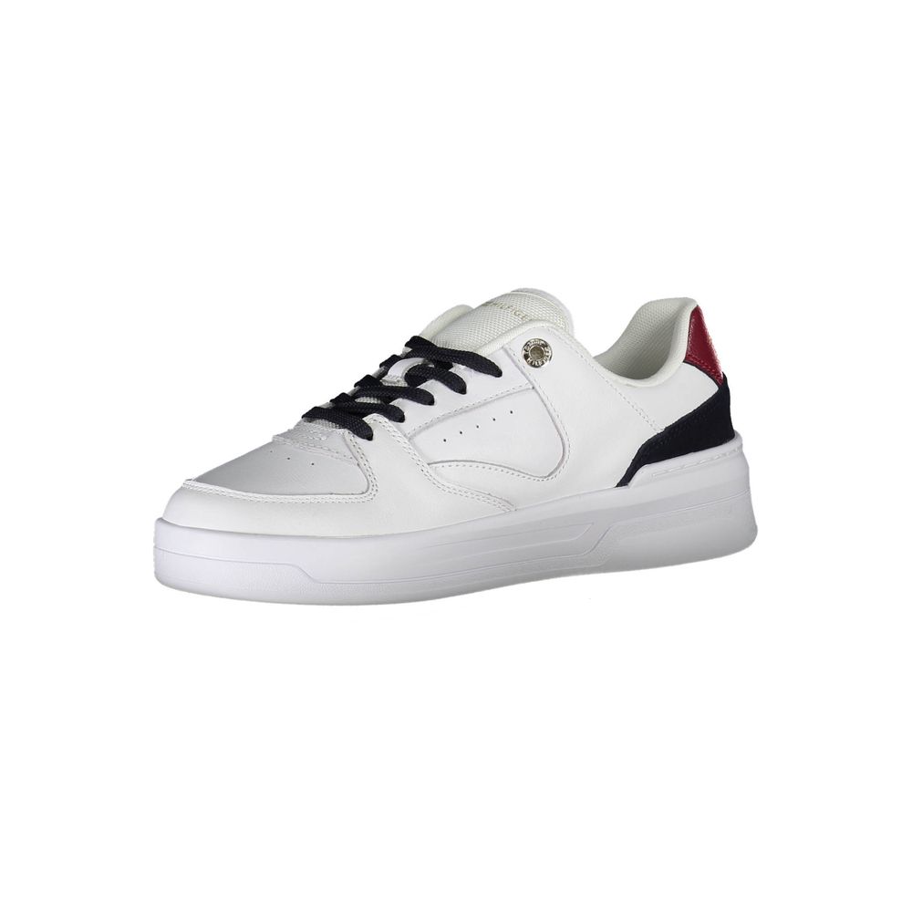 Tommy Hilfiger White Leather Women Sneaker Tommy Hilfiger