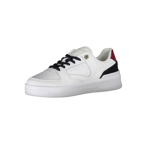 Tommy Hilfiger White Leather Women Sneaker Tommy Hilfiger