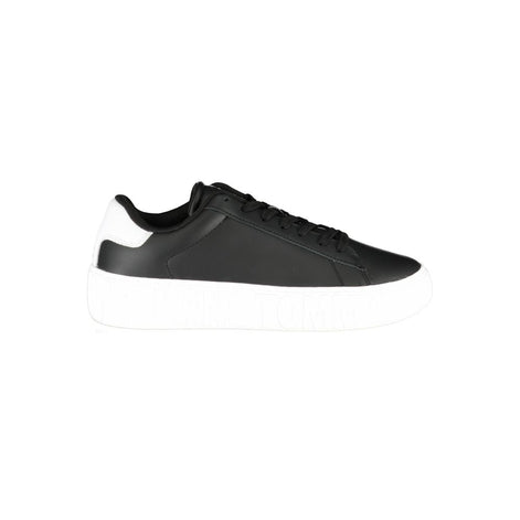 Tommy Hilfiger Black Polyurethane Men Sneaker Tommy Hilfiger