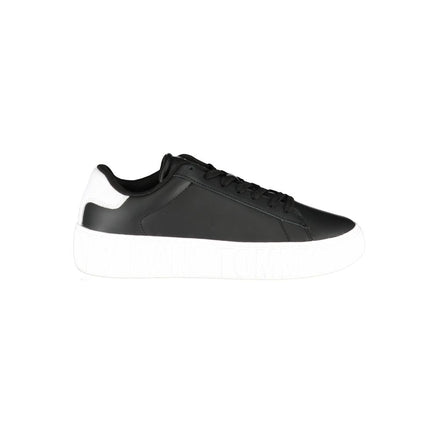 Tommy Hilfiger Black Polyurethane Men Sneaker Tommy Hilfiger