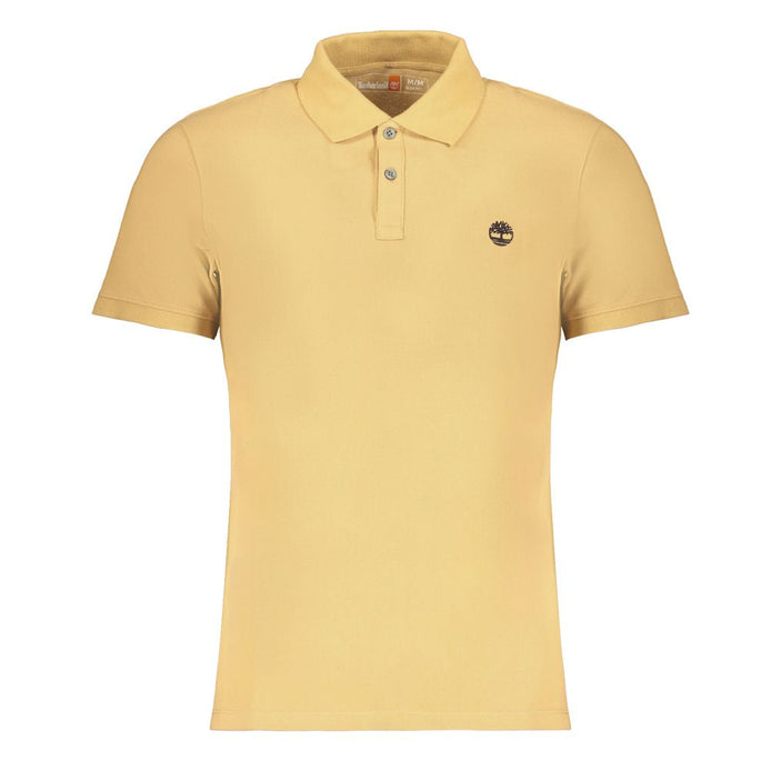 Timberland Beige Cotton Men Polo Timberland
