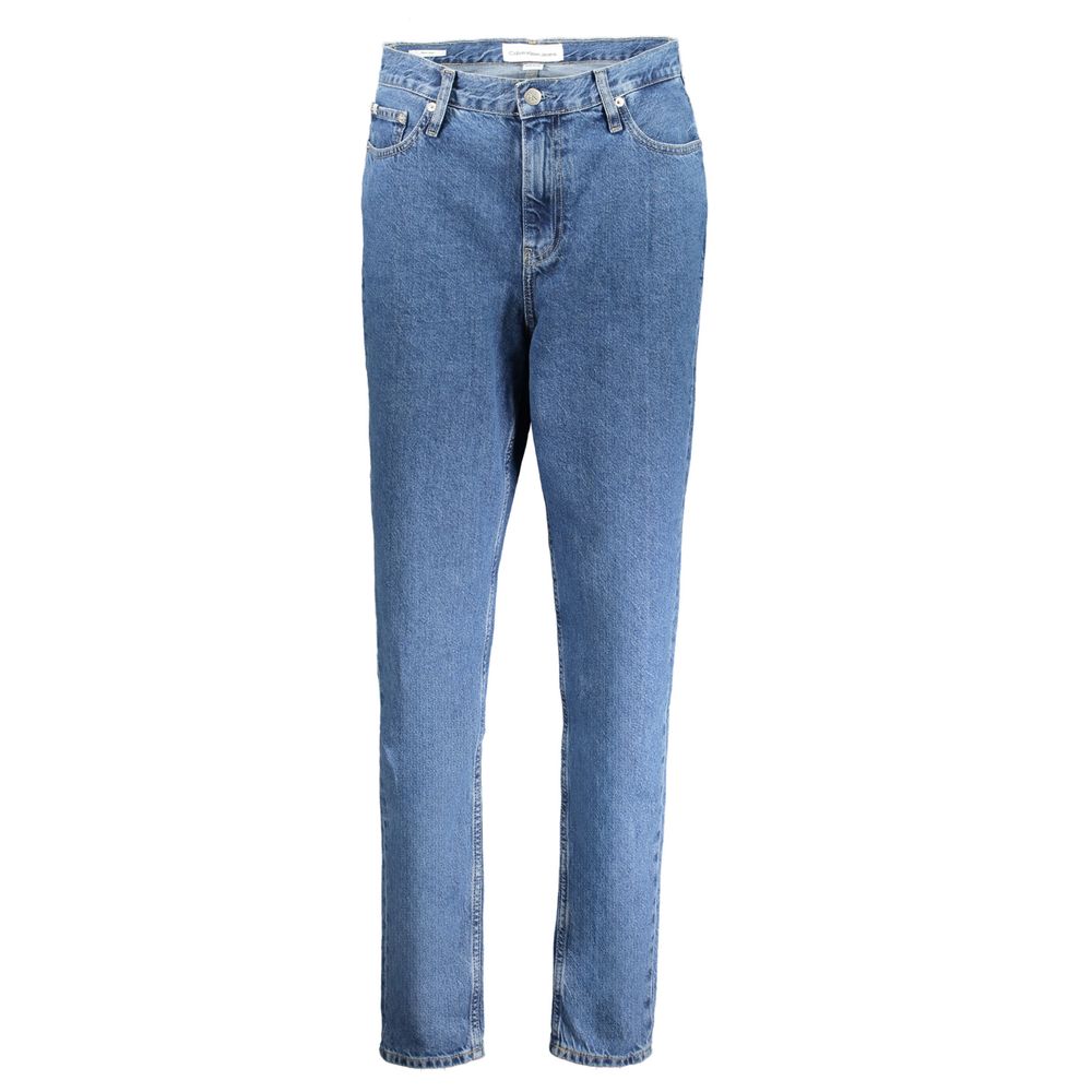 Calvin Klein Blu Cotton Womens Jeans Calvin Klein