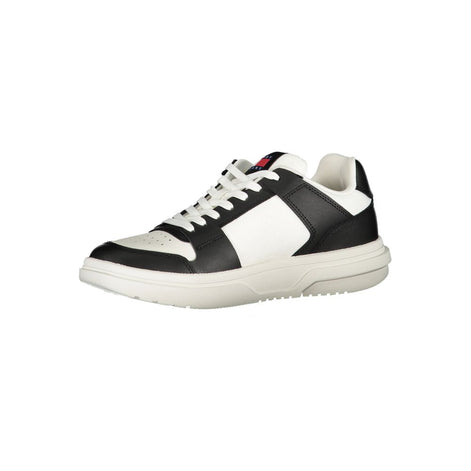 Tommy Hilfiger Black Leather Women Sneaker Tommy Hilfiger