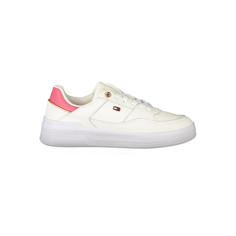 Tommy Hilfiger White Polyethylene Women Sneaker Tommy Hilfiger