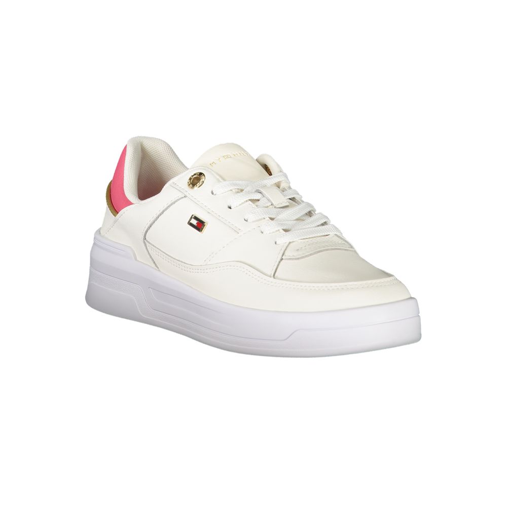 Tommy Hilfiger White Polyethylene Women Sneaker Tommy Hilfiger