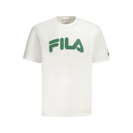 Fila White Cotton Men T-Shirt Fila