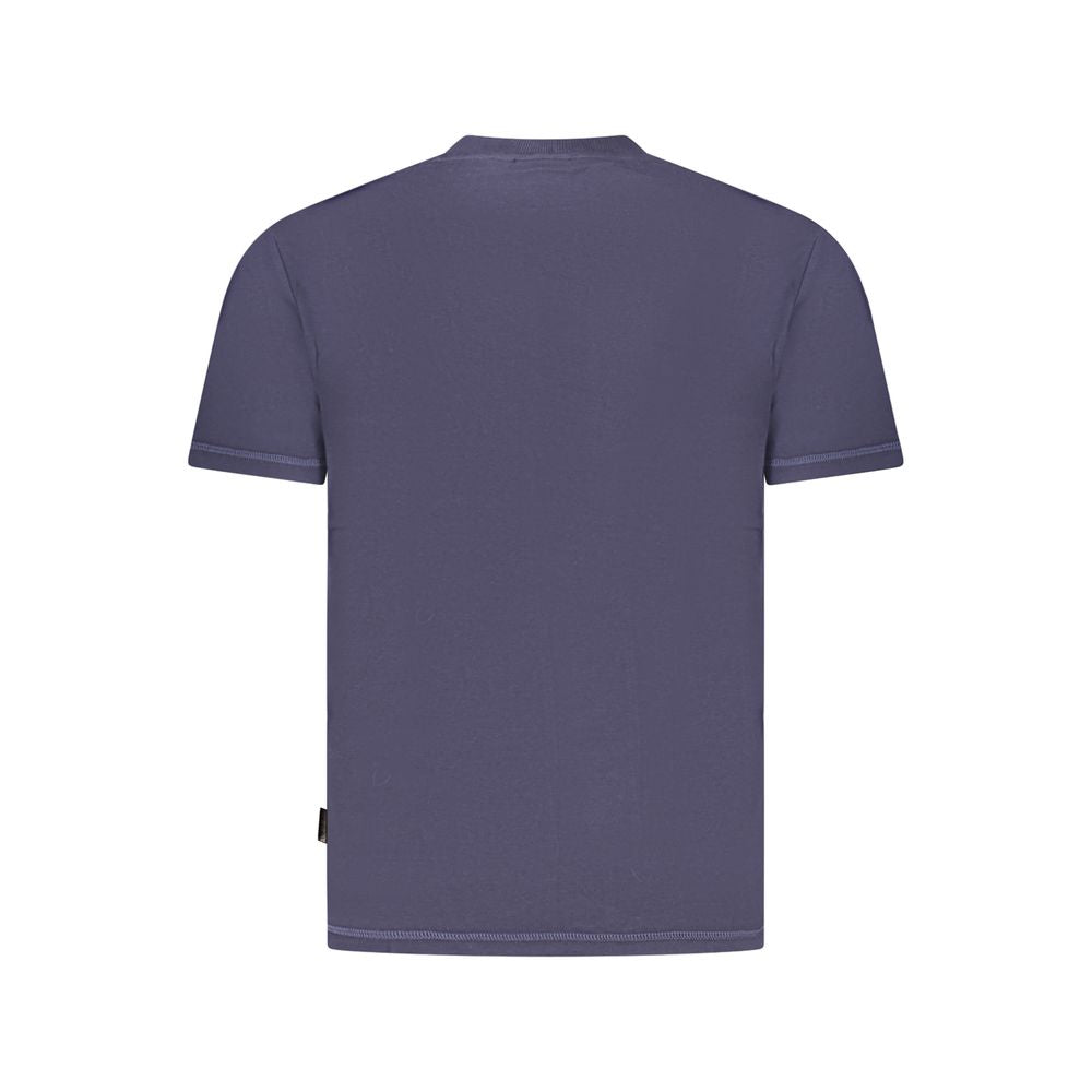 Napapijri Blue Cotton Men T-Shirt Napapijri
