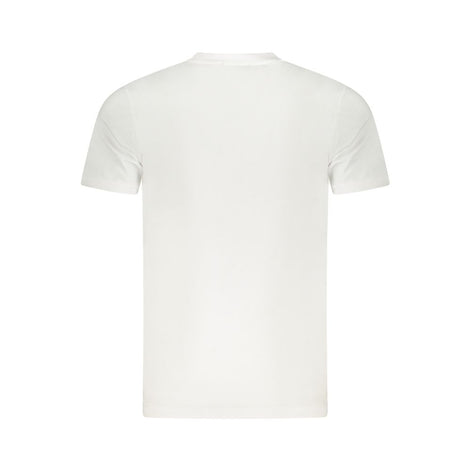 Cavalli Class Bianco Cotton Men T-Shirt