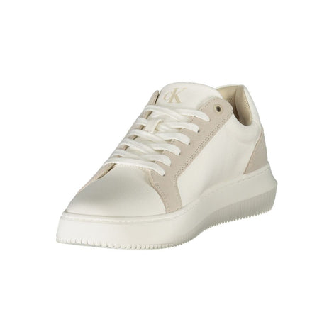 Calvin Klein White Leather Men Sneaker Calvin Klein