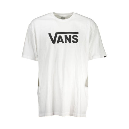 Vans White Cotton Men T-Shirt Vans