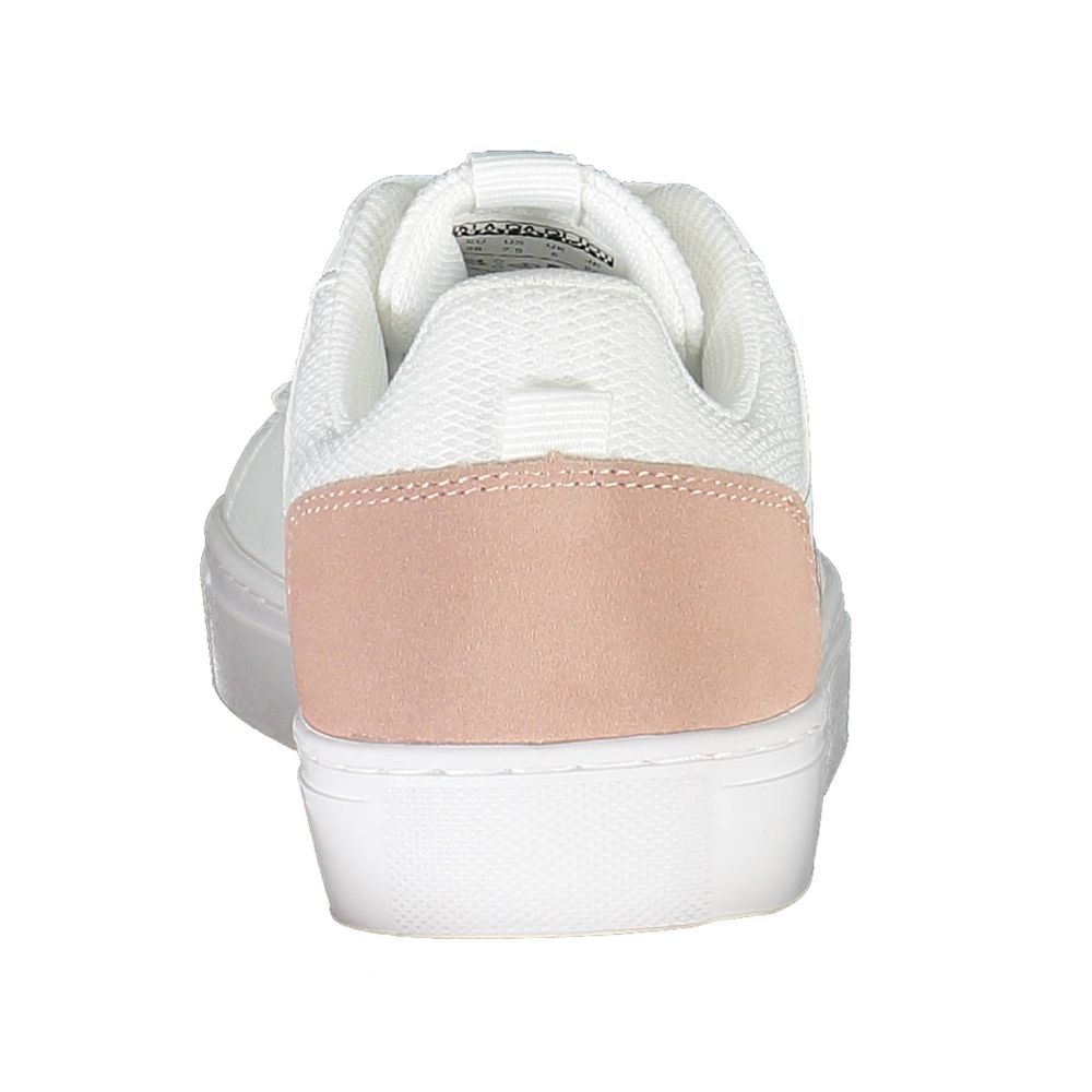 Napapijri White Leather Women Sneaker Napapijri