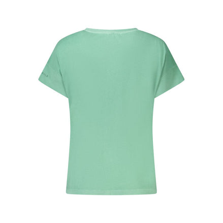 North Sails Green Cotton Women T-Shirt North Sails