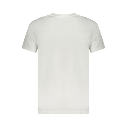 Cavalli Class Bianco Cotton Men T-Shirt
