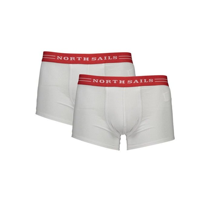 North Sails White Cotton Men Boxer North Sails