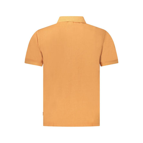 Pepe Jeans Arancione Cotton Men Polo Pepe Jeans