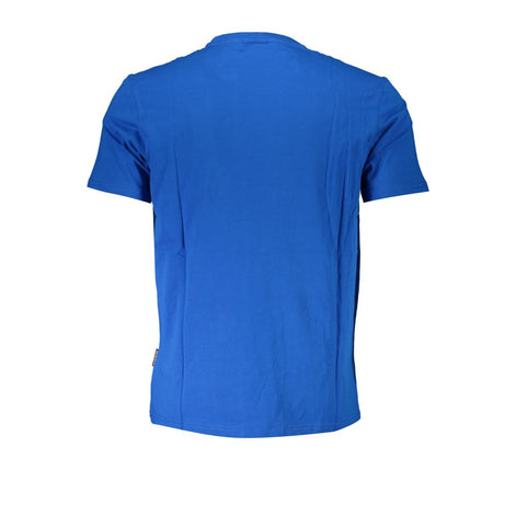 Napapijri Blu Cotton Men T-Shirt Napapijri