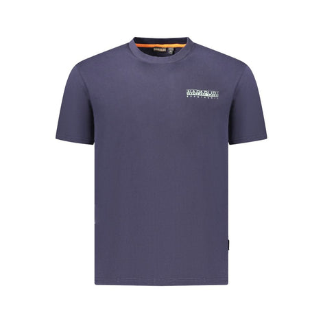 Napapijri Blue Cotton Men's T-Shirt Napapijri