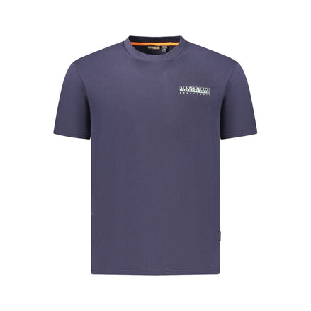 Napapijri Blue Cotton Men's T-Shirt Napapijri