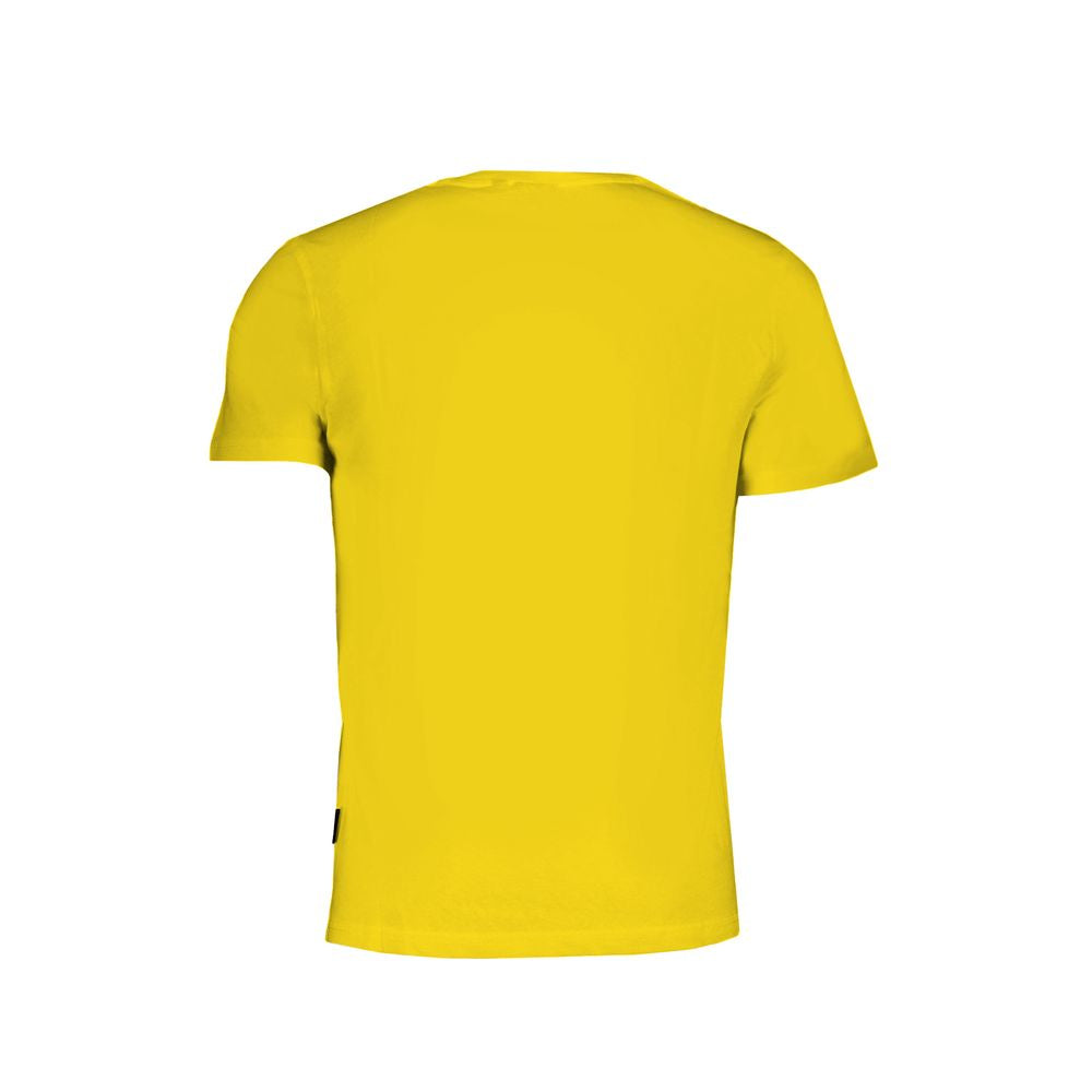Napapijri Giallo Organic Cotton Men T-Shirt Napapijri