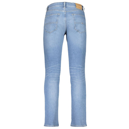 Tommy Hilfiger Blue Cotton Slim Fit Jeans Tommy Hilfiger